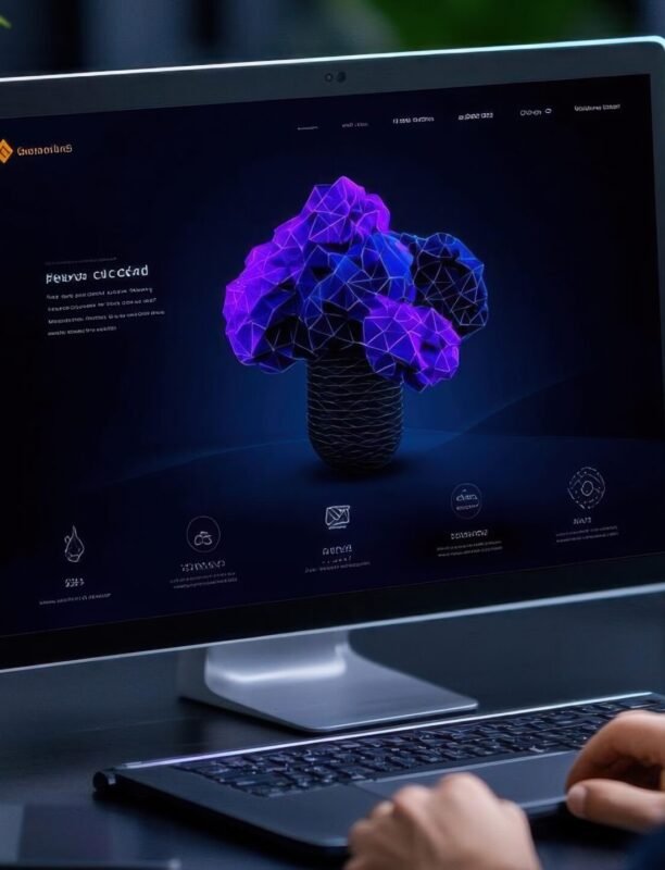 Corporate branding slide deck featuring sharp vector illustrations and clean typography